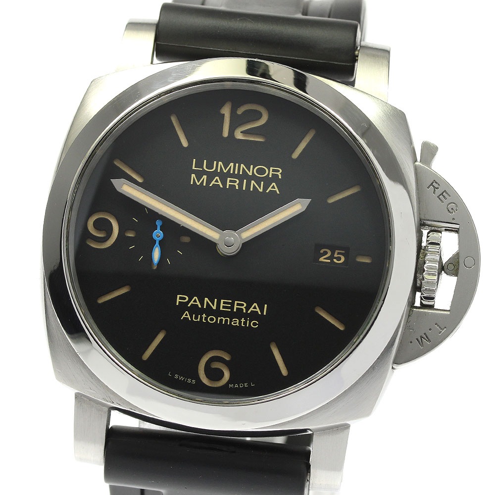 パネライ PANERAI PAM00723 ルミノール マリーナ 1950 3デイズ アッチャイオ 自動巻き メンズ 箱・保証書付き_624507【中古】