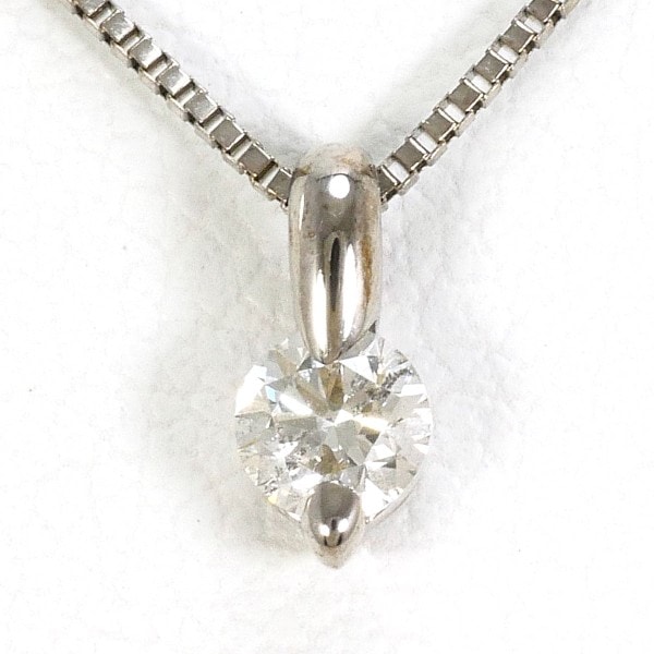 K18 18金 WG K14WG ネックレス ダイヤ 0.131 ジュエリー 中古 25,790円