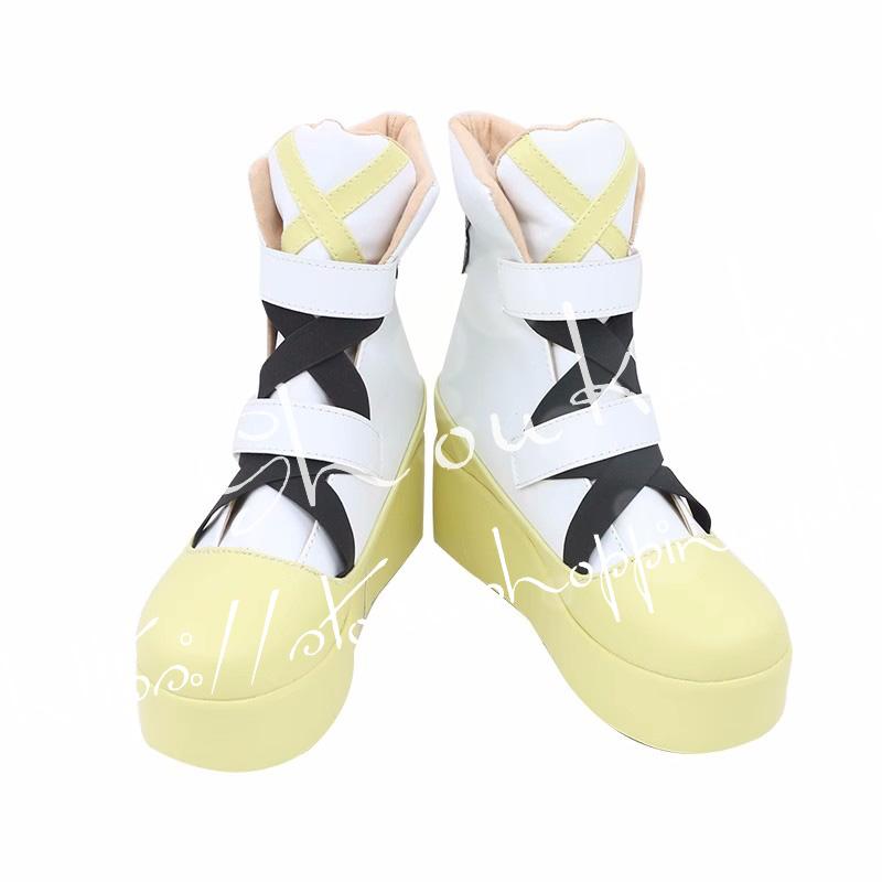 コスプレブーツ Vtuberホロライブ 風 ピンキーポップヘップバーン Pinky Pop Hepburn コスプレcos靴 道具小物 ブーツ cosplayハロウィン 日常 仮装 変装-97