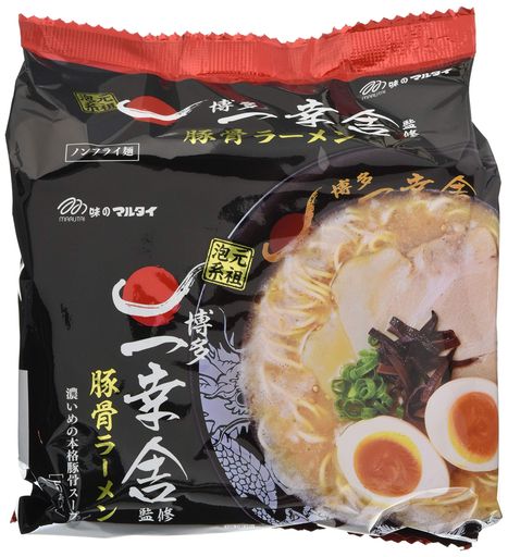 マルタイ 袋・一幸舎監修 豚骨ラーメン 5食 455G ×6個 4,954円