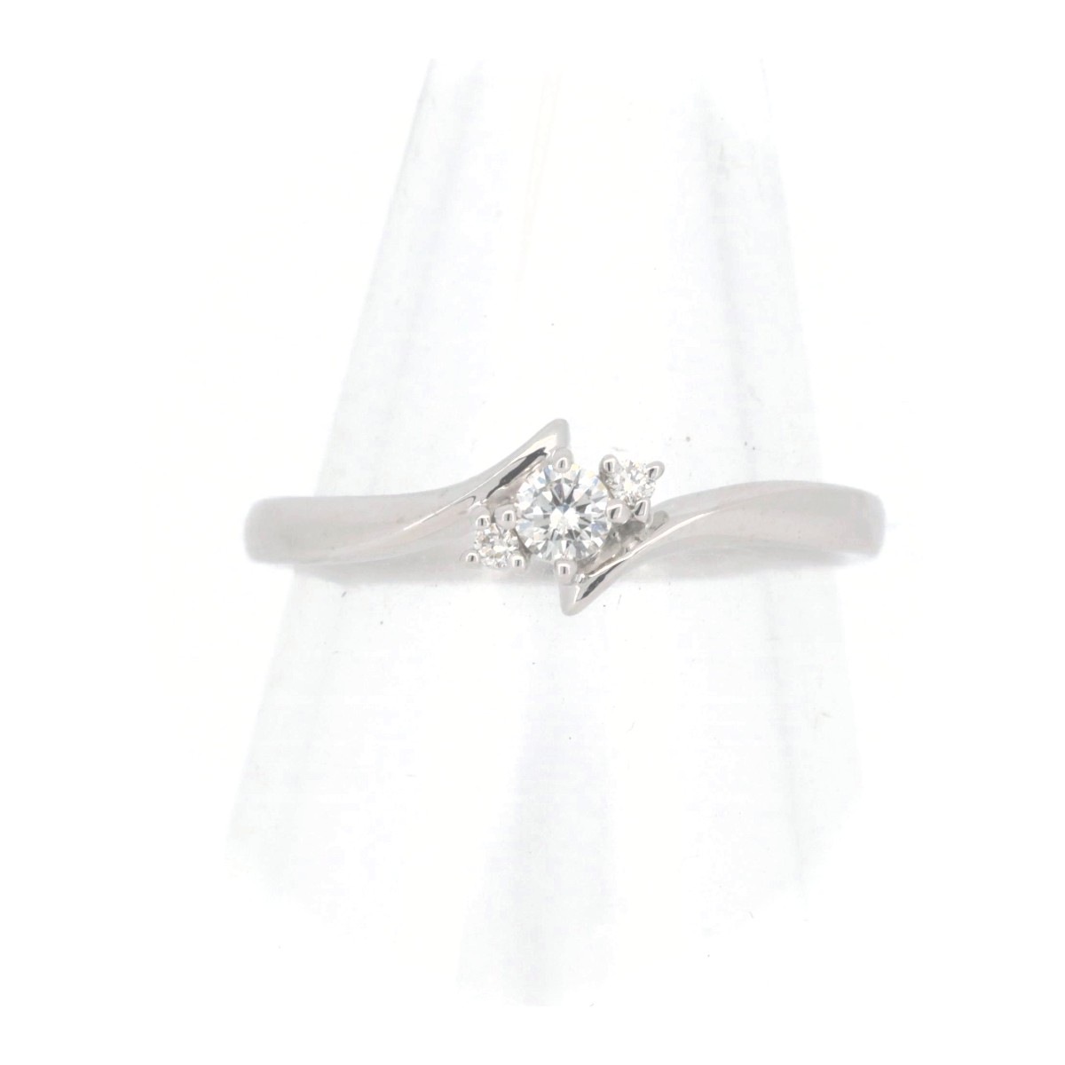 ダイヤモンド リング 指輪 10号 K18WG(18金 ホワイトゴールド) 質屋出品