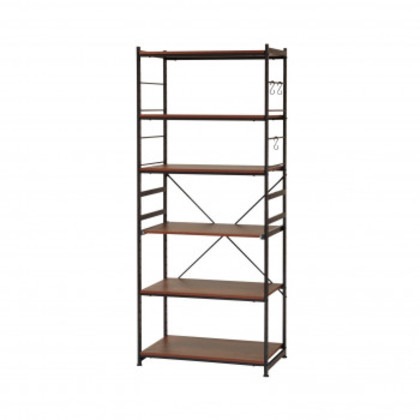 弘益(KOEKI) UTILITY サラスチールラック ワイドタイプ キッチンラック ブラウン SSR75WBR 16,635円