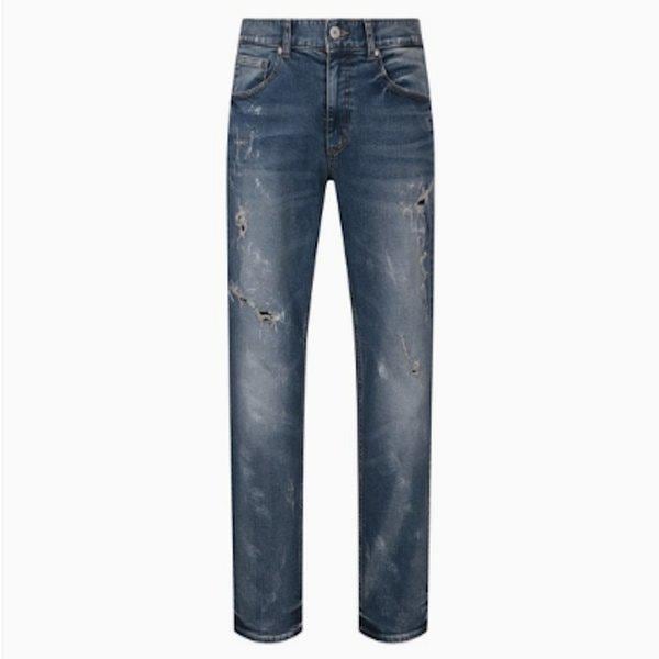 男性[PREMIUM]デニムテーパードスリムインディゴトーンジーンズ(B245DP169P)_s