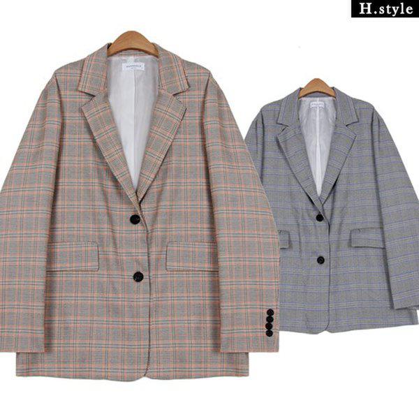 HスタイルTGグレンJK/ジャンパー/コート/春/JK/アウター/ルーズフィット/ビッグサイズ/ミシ