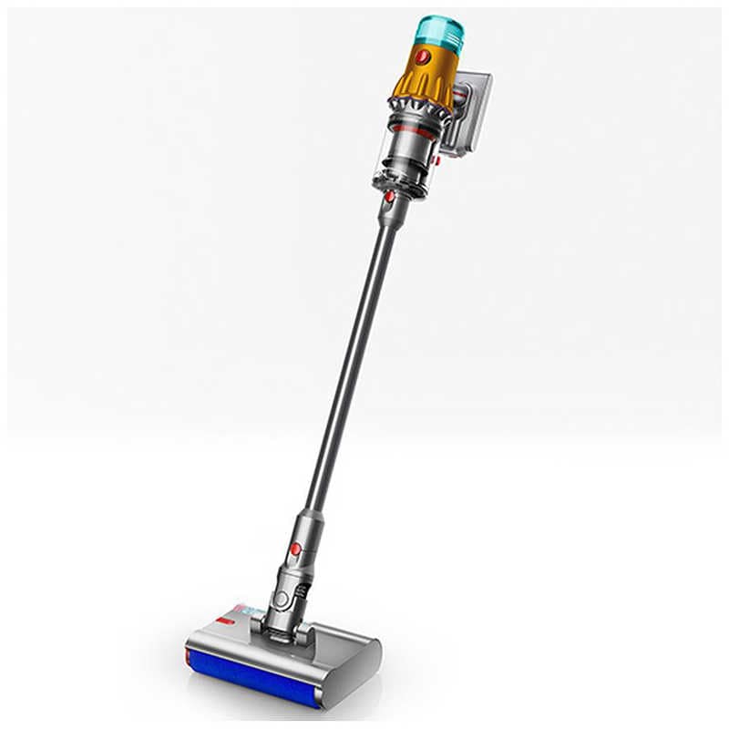 ダイソン　dyson　スティッククリーナー V12s Detect Slim Submarine サイクロン式 コードレス イエロー/アイアン/ニッケル　SV46SU