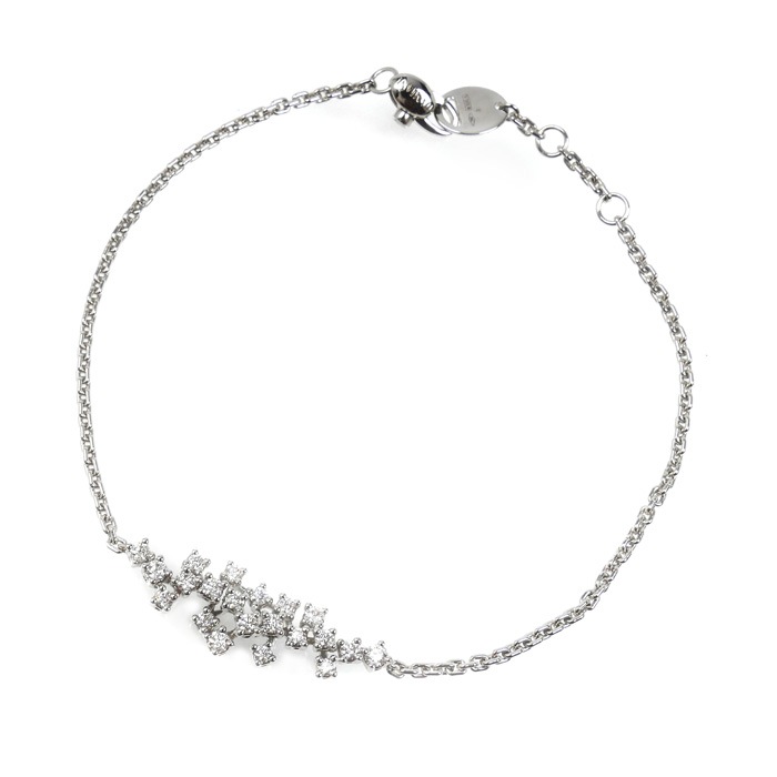 Damiani ダミアーニ K18WG ホワイトゴールド ミモザ ブレスレット 20104950 ダイヤモンド 4.4g レディース 中古 美品