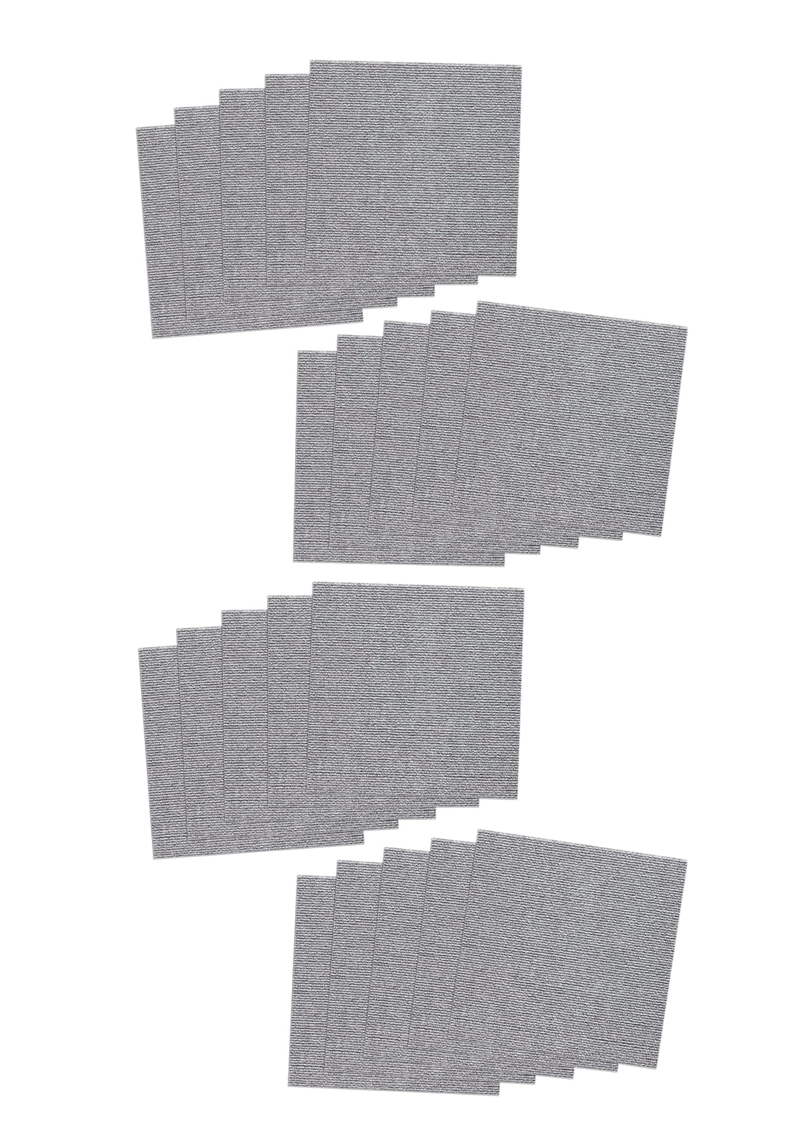 サンコー おくだけ吸着 獣医師推奨 ペット用撥水タイルマット 30cm×30cm 20枚入 グレー 犬 猫 サンコー カーペット 【日本製 撥水 消臭 洗える ハサミでカット可】 KV-91