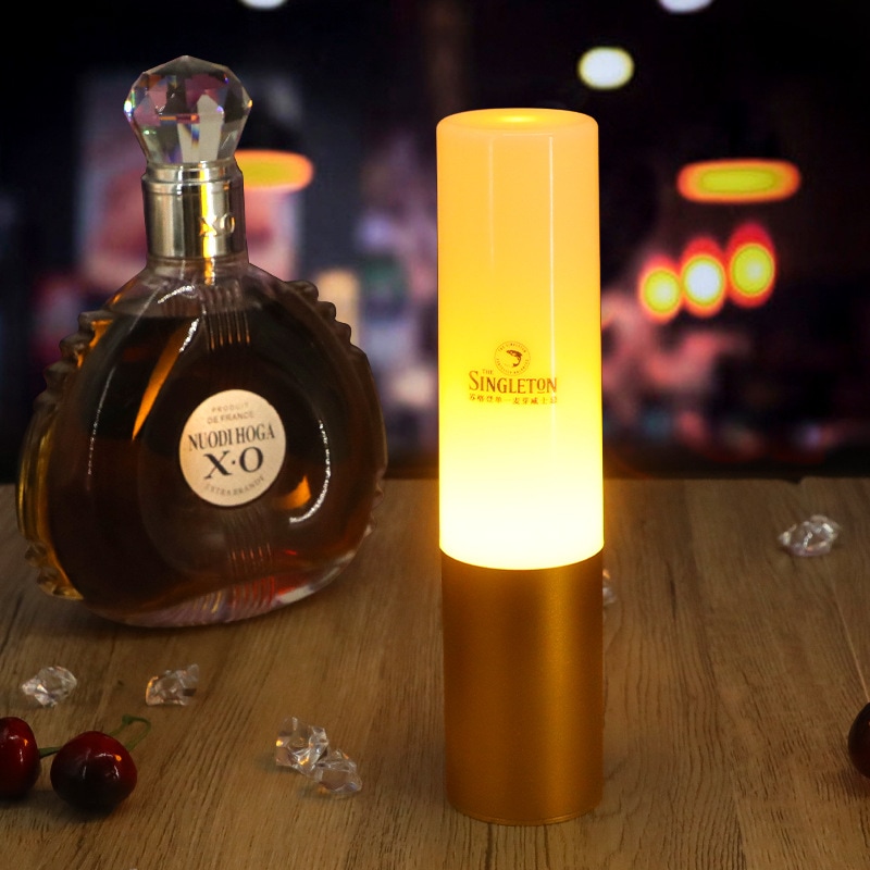 Ledバー充電ランプktvコーヒーショップ装飾テーブルランプナイトランプシーメタルハンドホールドウォームライトバーlamp