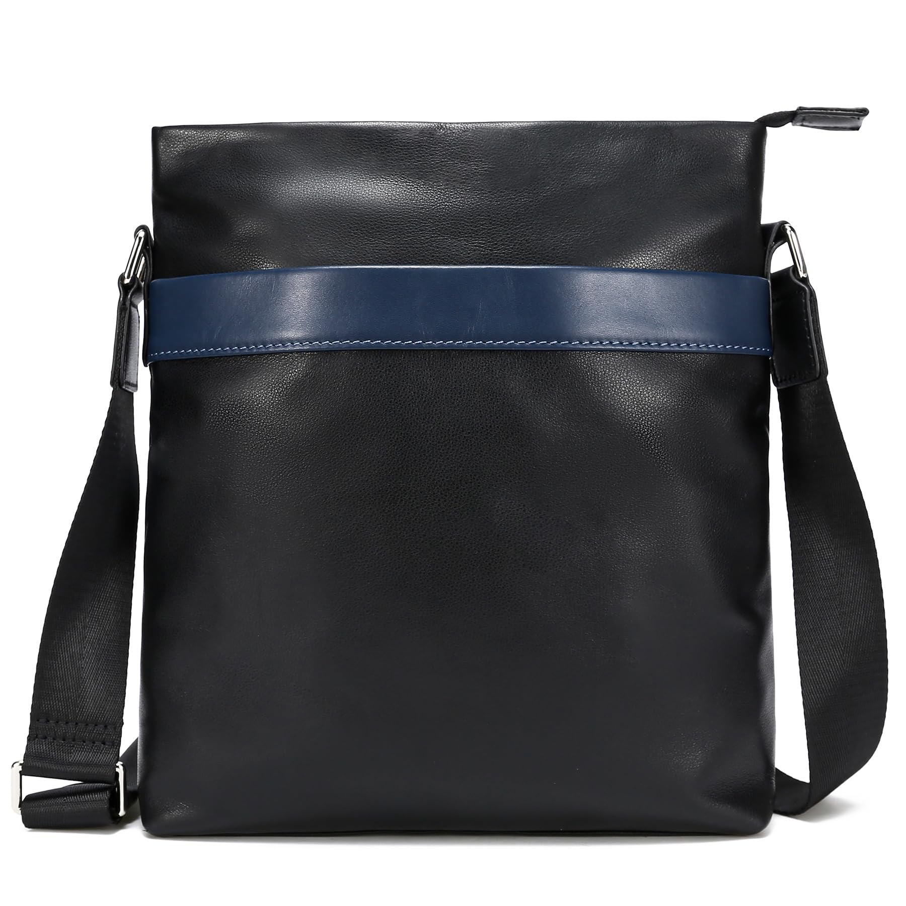 ショルダーバッグ メンズ 本革 斜めがけ 肩掛け 人気 縦型 メッセンジャーバッグ 12.9インチiPad収納可 2way 軽量 防水 通勤 旅行 鞄