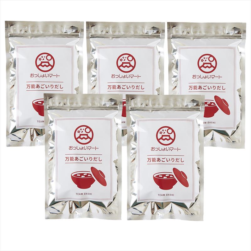 【5袋セット】万能あごいりだし だしパック 6g 30包 無添加 出汁 だしの素 出汁パック ふりだし ギフト 博多 調味料 ティーパック 魚粉 焼き 個包装 焼きあご 粉末 アゴだし 合わせ出汁 和