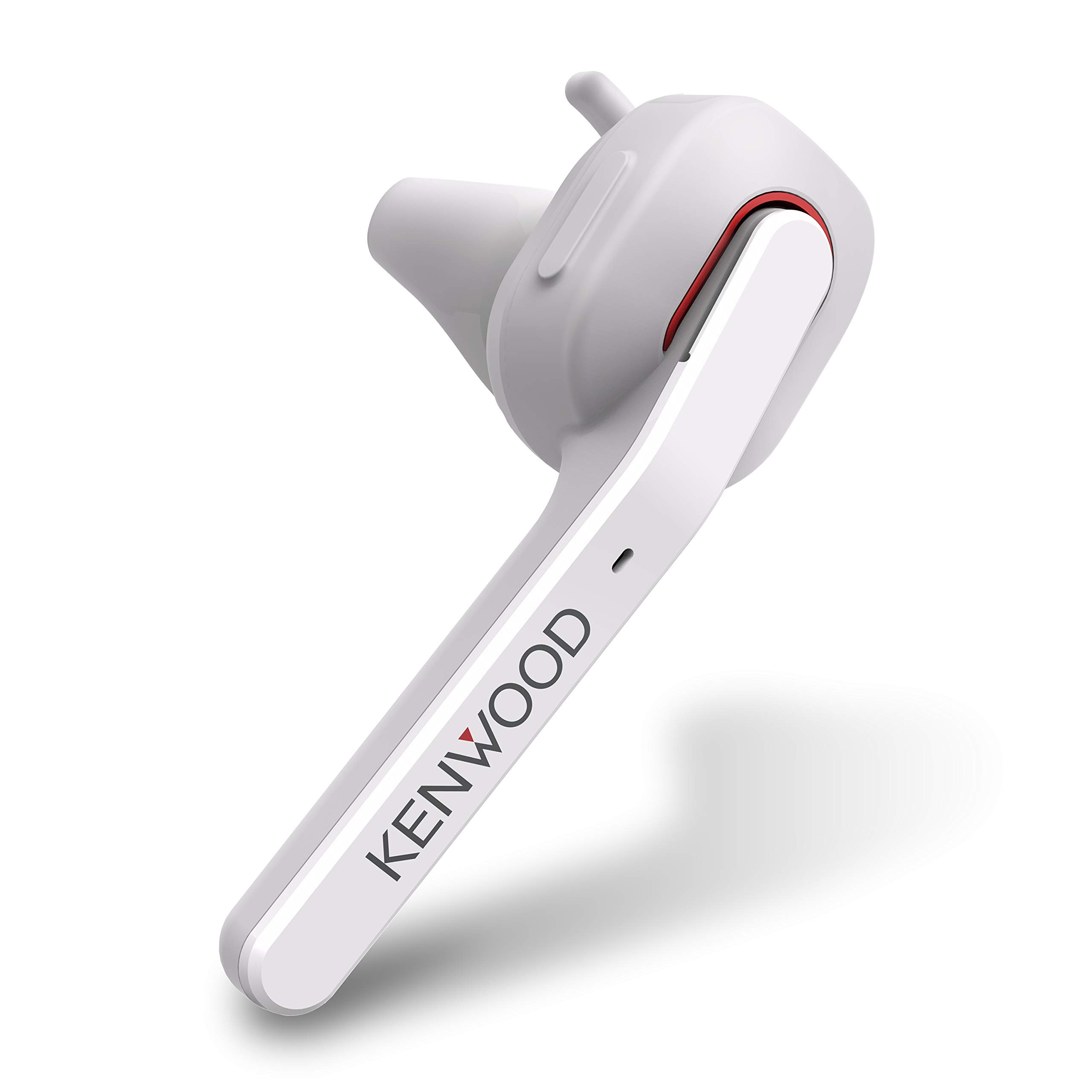 JVCケンウッド KENWOOD KH-M500-W 片耳ヘッドセット Bluetooth対応 連続通話時間 約7時間 左右両耳対応 ハンズフリー通話対応 テレワークテレビ会議向け ホワイト