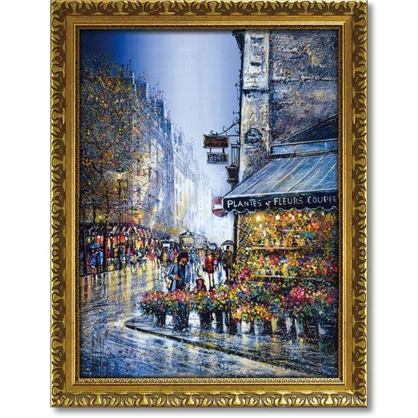 ユーパワー ギィ/デサップ Gel加工 アートフレーム 「リュ デュ バック」