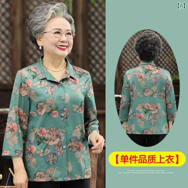 ミセス ファッション 婦人服 体型カバー 上品 淑女 レディース 夏 ブラウス 夏 シャツ 春夏 トップス