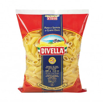 DIVELLA ディヴェッラ パスタ 42 メッツェ・ペンネ・リガーテ 500g×24個 606-155