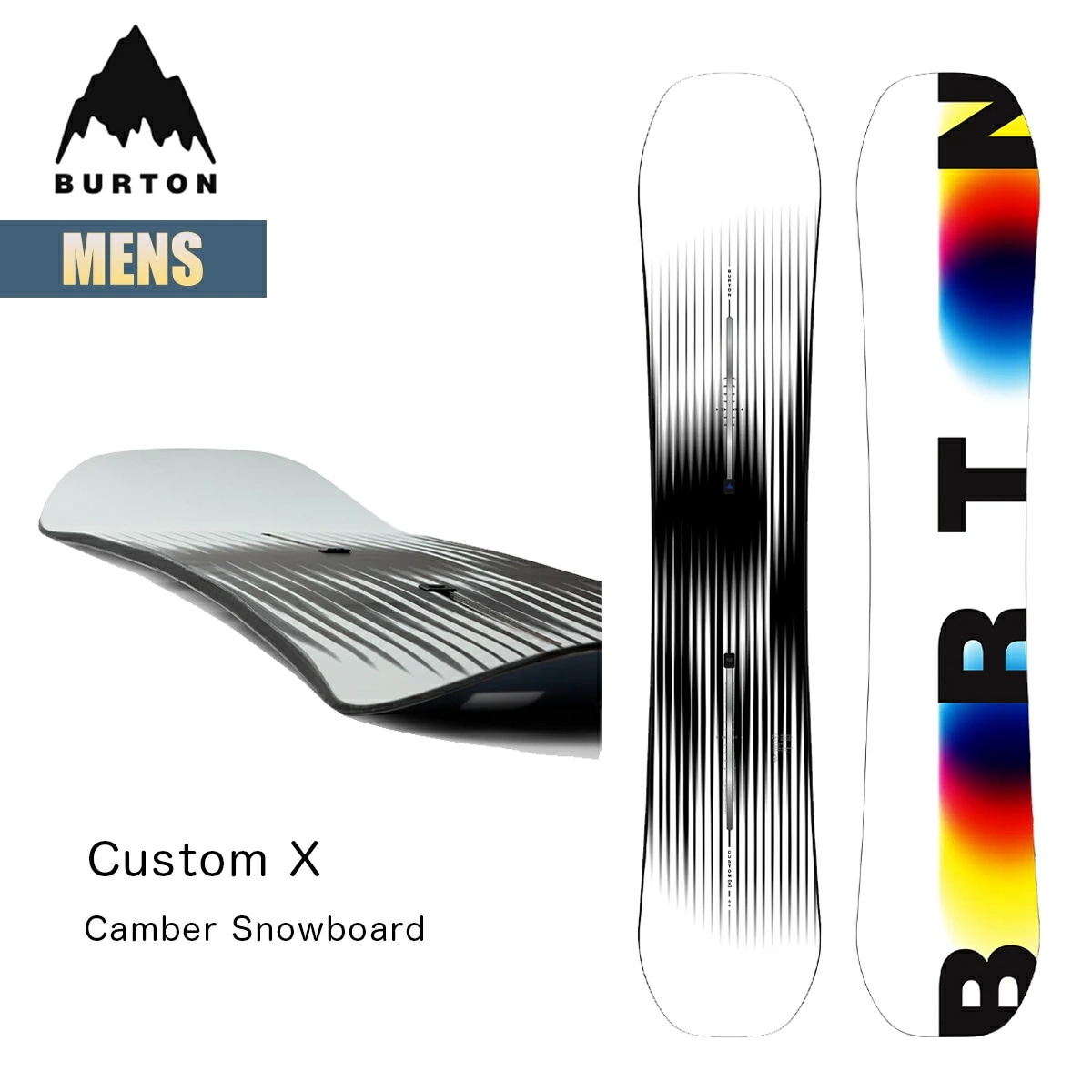 スノーボード 板 メンズ 25-26 カスタムX キャンバー W26JP-106891 Mens Custom X Camber Snowboard