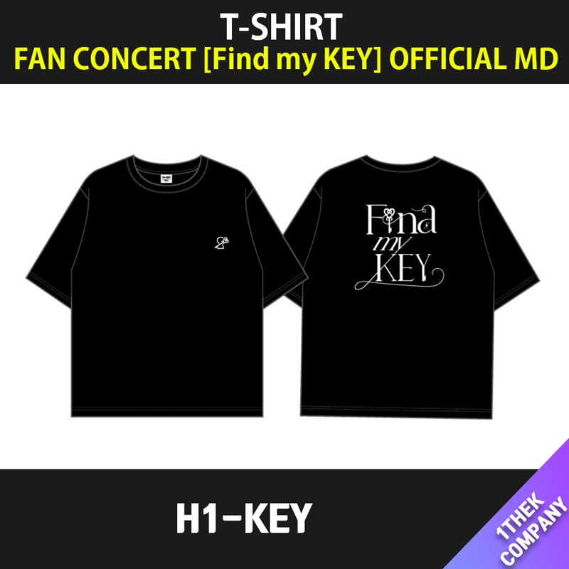 [購入金額特典]（T-SHIRT）H1-KEY 1ST FAN CONCERT [Find my KEY] OFFICIAL MD