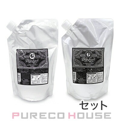 b-ex ディープレイヤー シャンプー ExG (レフィル) 750ml + トリートメント ExG (レフィル) 750g 【セット】