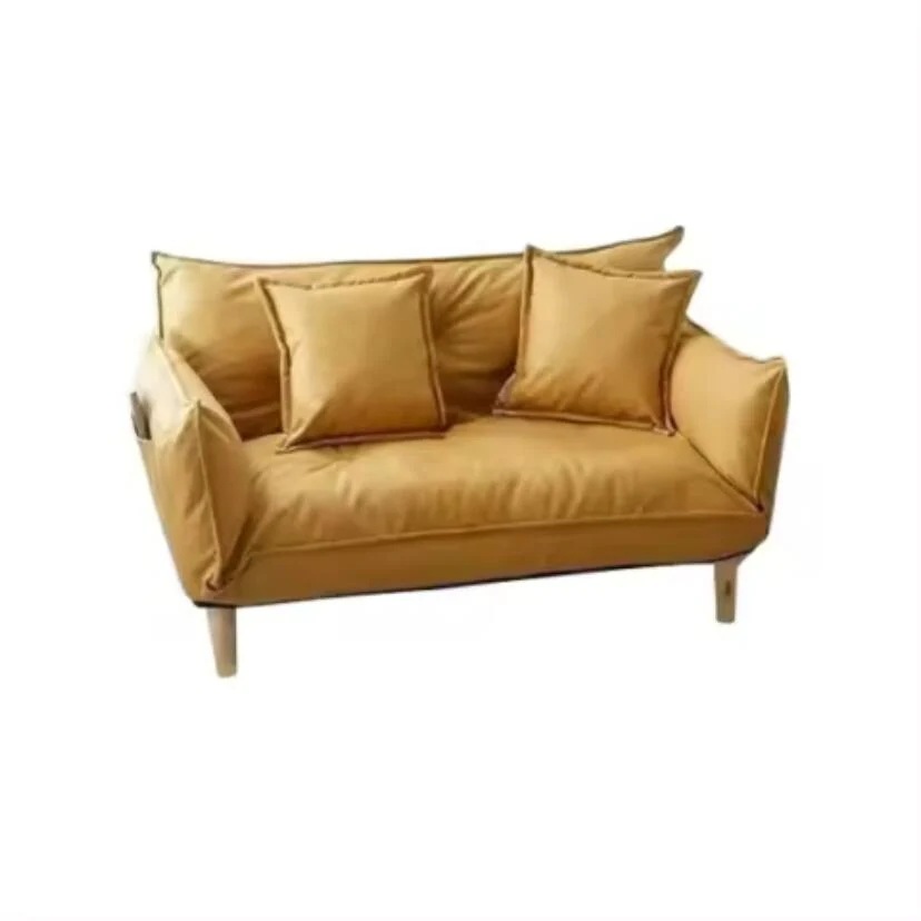 リビングルームのソファ　ベッドカジュアルソファリビングルームソファ　北欧風 ふわふわ ソファ 2人掛け 27,300円