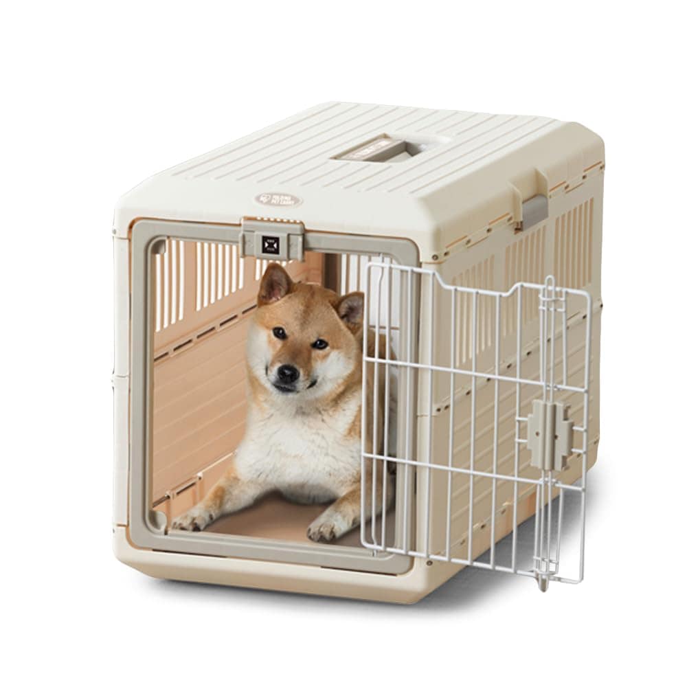 アイリスオーヤマ ペットキャリー 犬 キャリー 猫 キャリー 折りたたみペットキャリー FC-670 アイボリー
