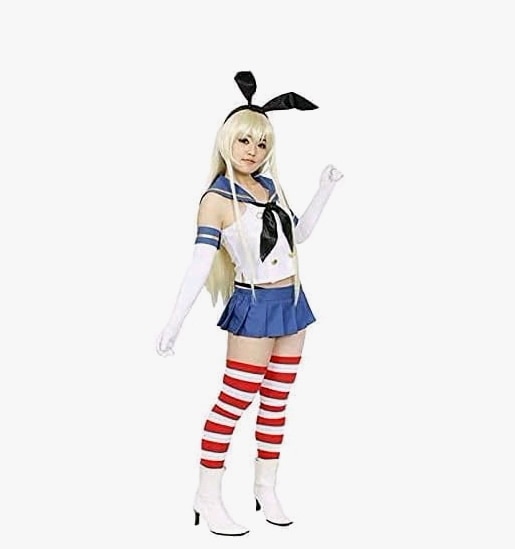 艦隊これくしょん 島風 豪華８点セット コスプレ 衣装
