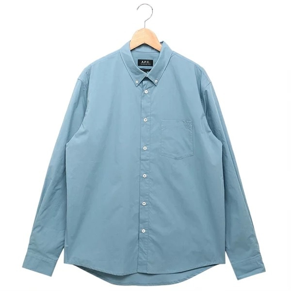 シャツ 長袖シャツ トップス ブルー メンズ COEVD H12509 IAA