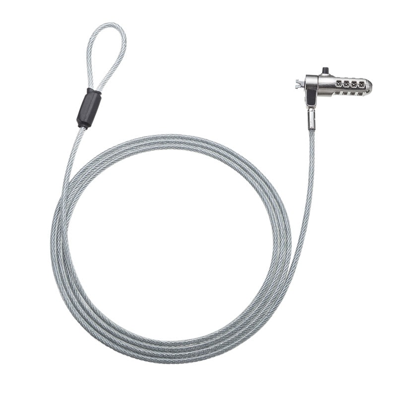 nanoスロット対応セキュリティワイヤー ダイヤル錠 SLE-40S