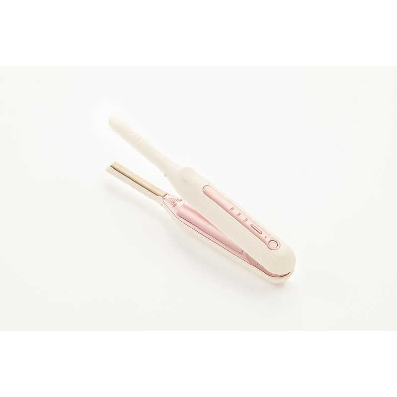 B next　モバイルヘアアイロン radiant 6mm 140℃～180℃ 充電式(コードレス) ホワイト　PC-01WH