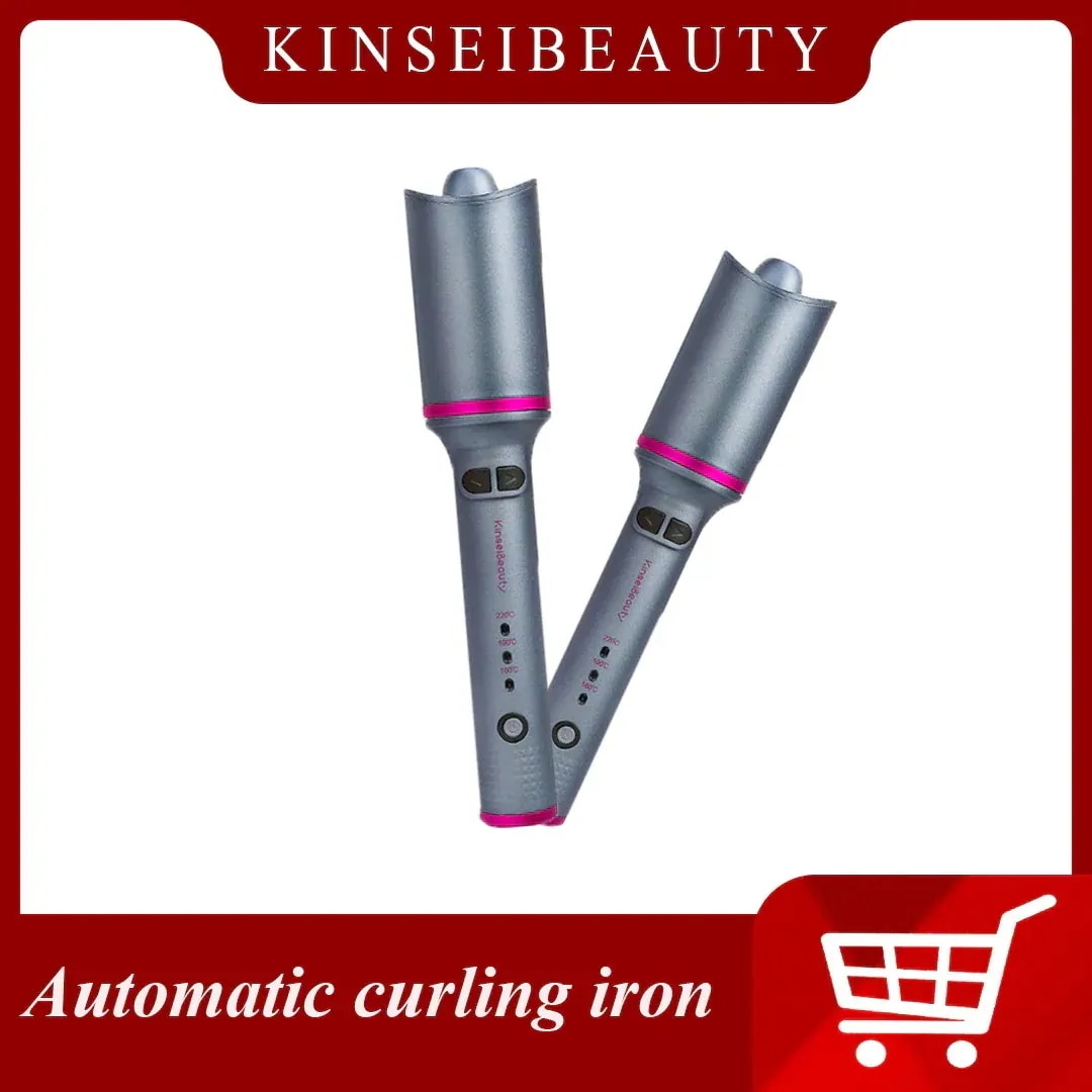 アイロン回転プロフェッショナルカーラーのためのカール波セラミックカーリーマジックヘアアイロン ビーチ波 新品自動巻き