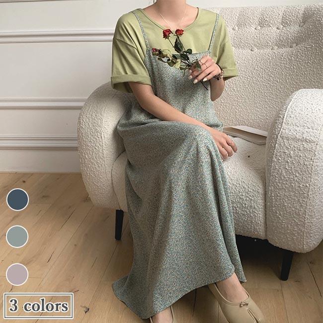 春 夏 キャミワンピ 花柄 レディース ワンピース ノースリーブ 夏 キャミワンピース 柄ワンピ サマーワンピース 薄手 花柄ワンピース レトロ