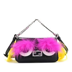 U386 フェンディ ライトブラウン 【中古】 FENDI GG柄 二つ折り財布 レディース