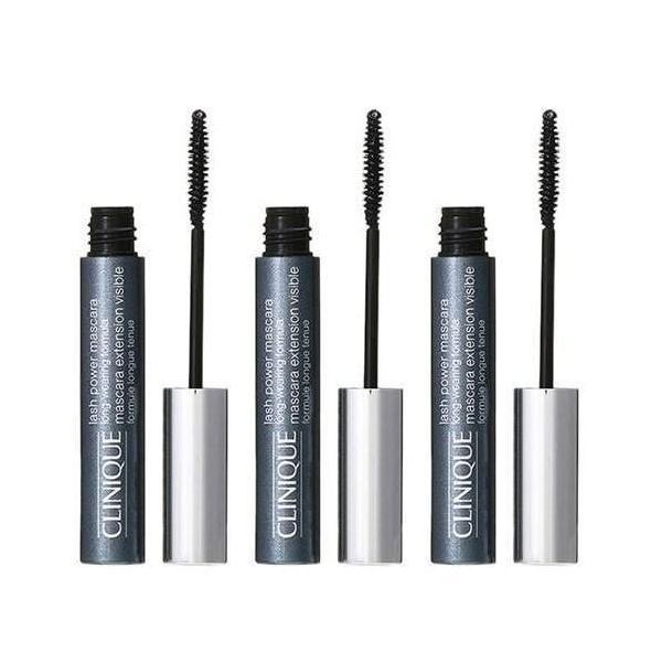 【3本セット】クリニーク ラッシュパワーマスカラ ロングウェアリングフォーミュラ #01 ブラックオニキス 並行輸入品 ゆうパケット