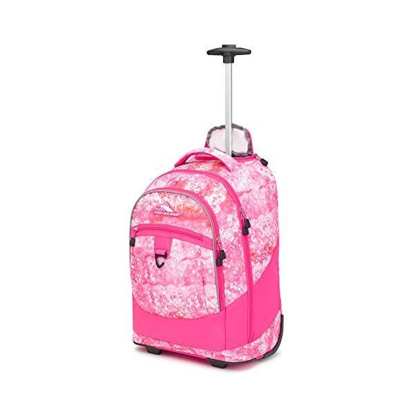 High Sierra Chaser Wheeled Laptop Backpack， Effervescent/Flamingo， 20 x 13.5 x 8-Inch 並行輸入品