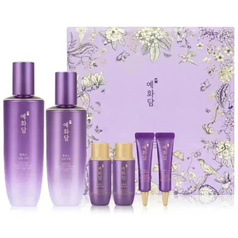 イェファダム 還生膏 保潤 2点 スペシャルセット (ボユン 樹液160ml,乳液140ml,樹液32ml,乳液32ml,アンプルエッセンス8ml,クリーム8ml)