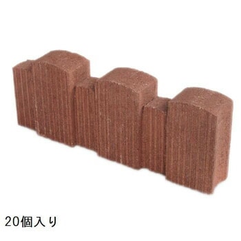 NXstyle 花壇材 だんだん花だん レッド ストレート 20個入 9900150 14,942円