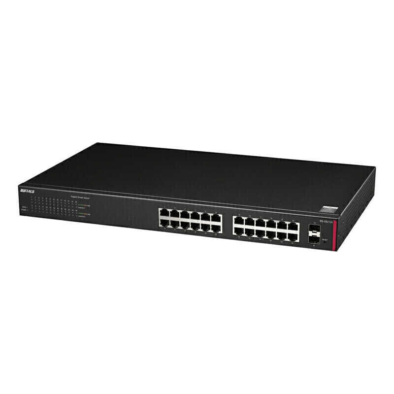 BUFFALO 法人向け レイヤー2 Giga スマートスイッチ BS-GS2124