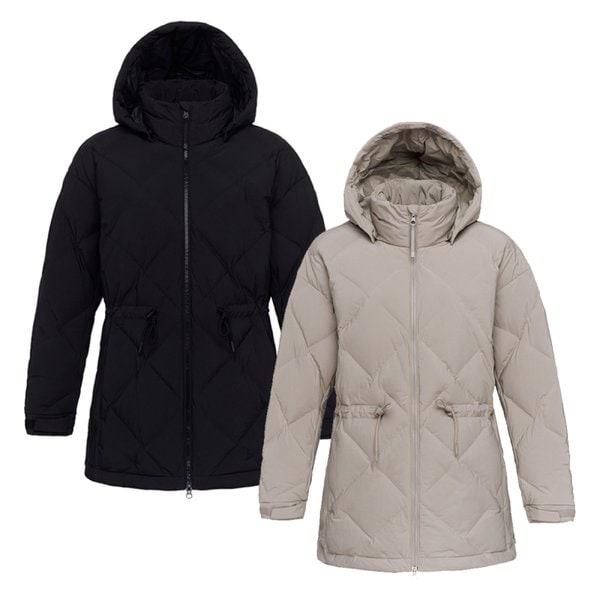 女性レジャー登山ダウンジャケットダイヤモンドチューブミッドダウンジャケット2 1BYPAWU526