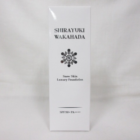 SIRAYUKI WAKAHADA 白雪若肌 4点セット SHIRAYUKI WAKAHADA 白雪若肌 クリーム\u0026ファンデ 白雪若肌