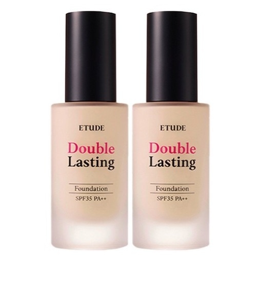 ダブルラスティング ファンデーション 30g ロージーピュア 2個 高密着カバー ロングラスティング 均一肌仕上げ SPF35 PA++ 自然な血色感 明るめローズベージュ