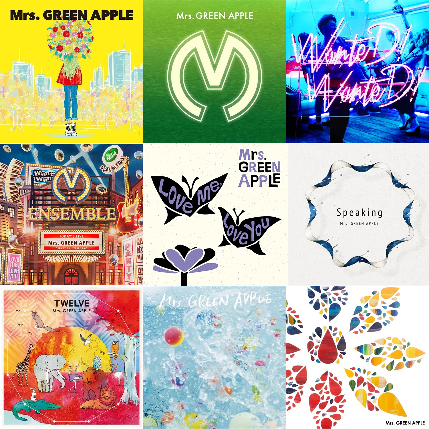 Mrs. GREEN APPLE 初回限定盤 CD 9点 DVD付