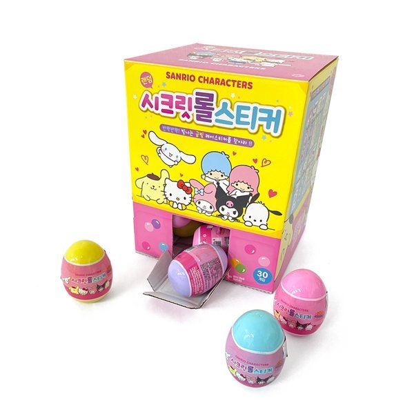 サンリオ シークレット ロール ステッカー 30P17種ランダム/ダクセット シナモロール マイメロディ ポッチャコ ポンポンプリン キャラクター