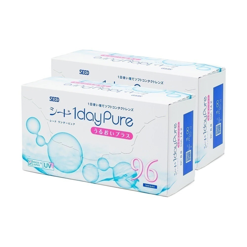 ワンデーピュア うるおいプラス 96枚入り 2箱