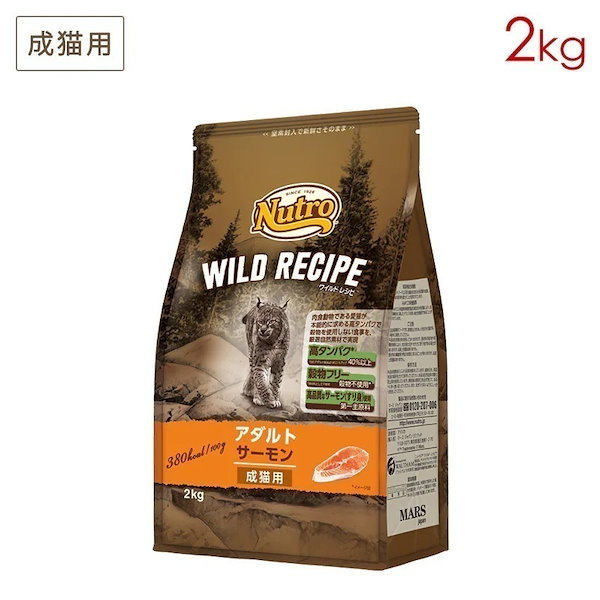 ニュートロ　サーモン　成猫用　合計6キロ 新作 成猫用 サーモン ニュートロ 合計6キロ キャットフード