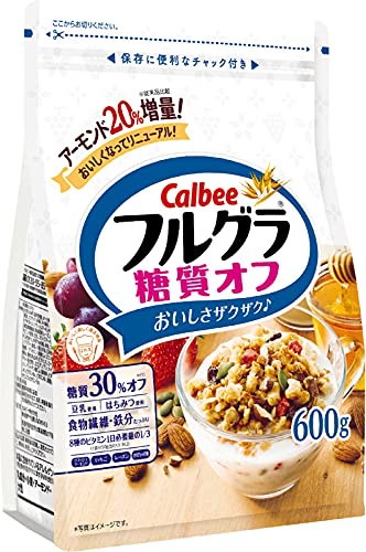 カルビー フルグラ 糖質オフ 600g6袋のサムネイル