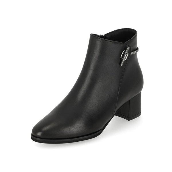 女性ラムスキン宝石ストラップアンクルブーツ 5cm LCWA61U54C 19