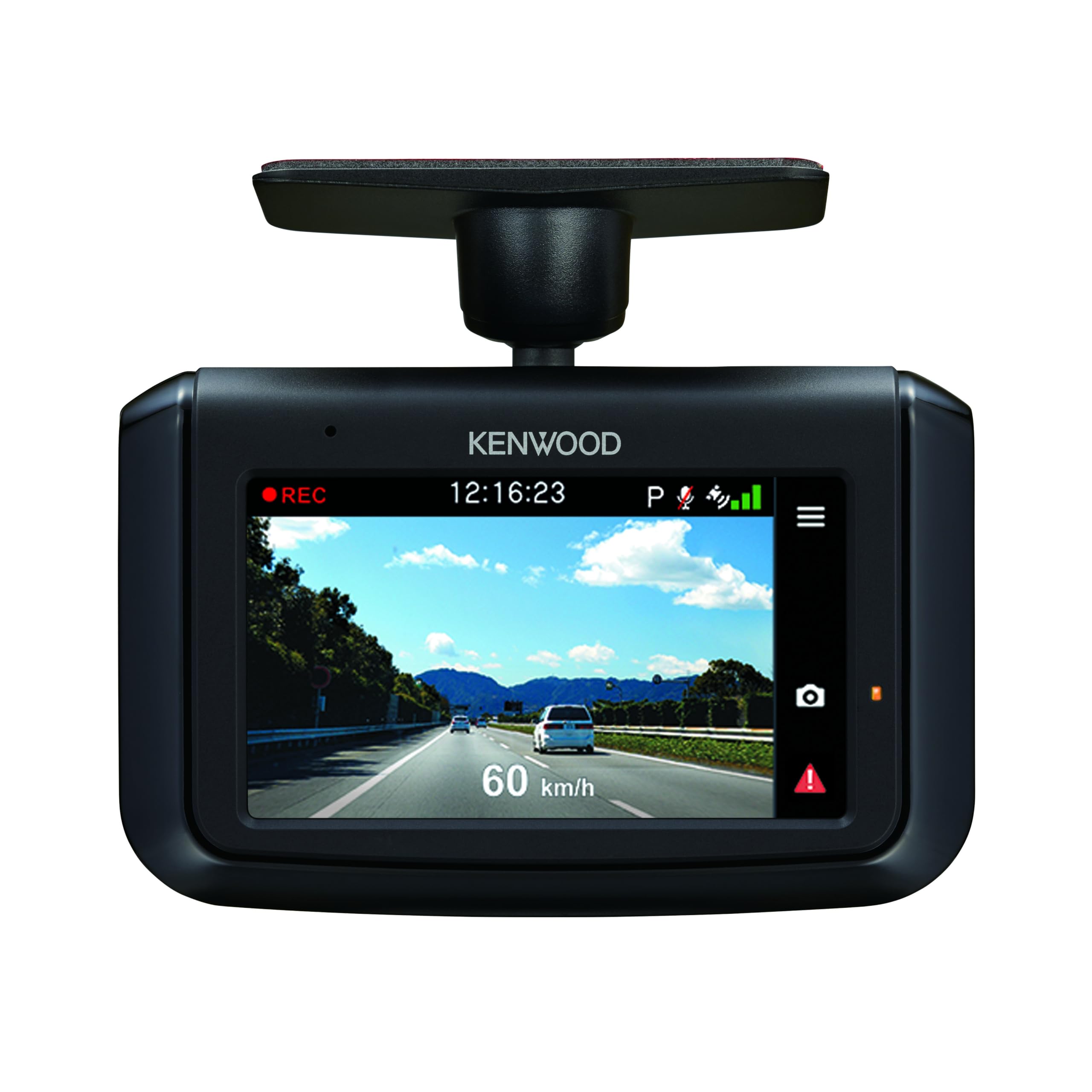 ケンウッド(Kenwood)前方撮影ドライブレコーダー DRV-R30S 3年保証 日本製 HDR搭載 昼夜問わず鮮明な録画を実現