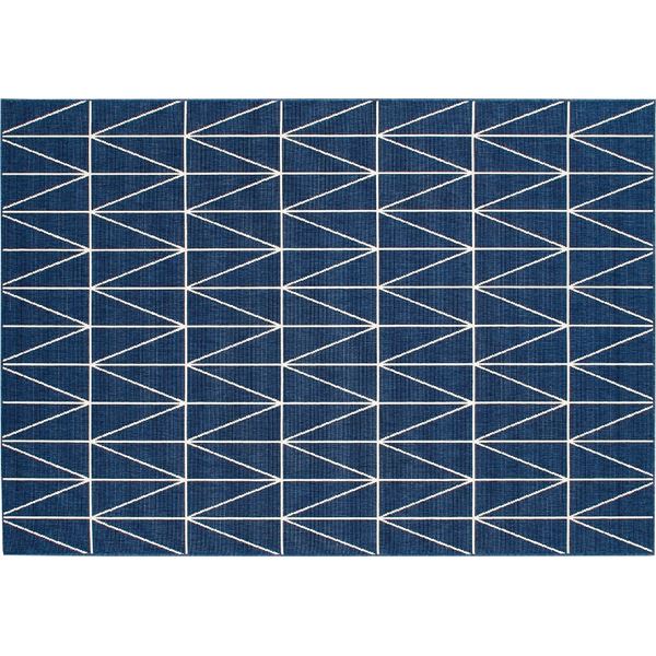 ラグマット/絨毯 (約240×340cm ネイビー) ホットカーペット対応 ベルギー製 『ウィルトン ネオ』 プレーベル 20412/NVY