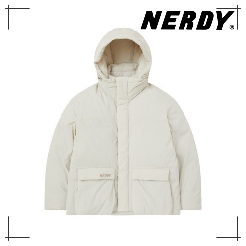 NERDY 公式正規品 ネオ ダウンジャケット Warm Gray 韓国ファッション