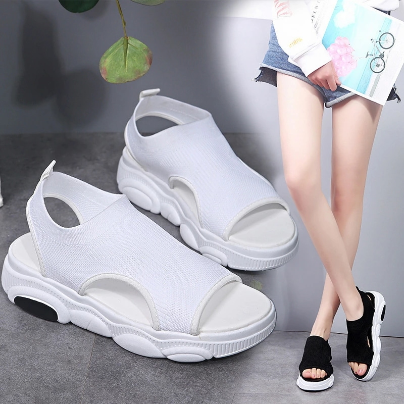 サンダル レディース 厚底 メッシュ スポーツサンダル 通気性 韓国風 カジュアル 歩きやすい バレンタイン 2023 プレゼント