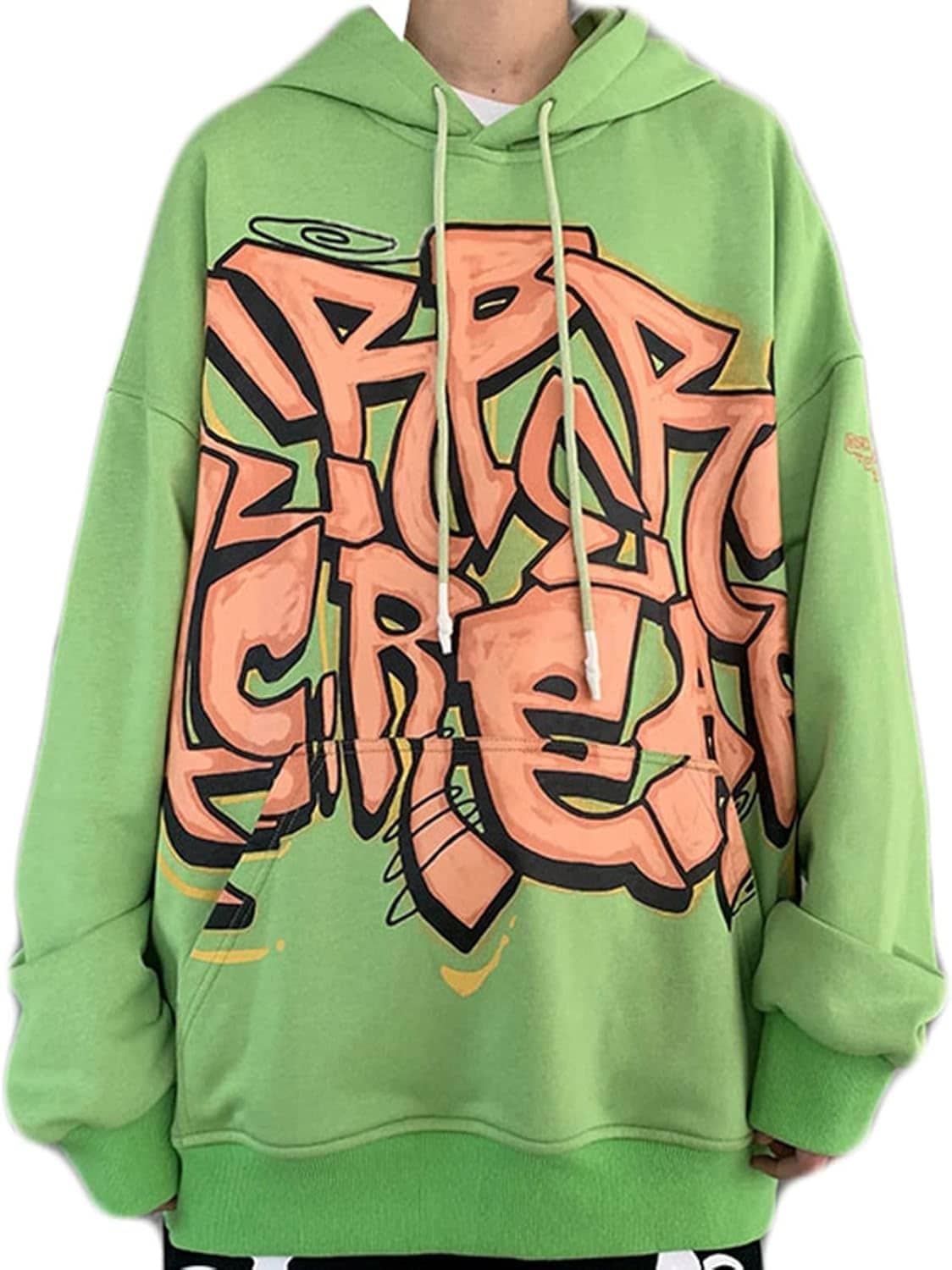 プルオーバー 男性 長袖 パーカー 落書き プリント フード付き 柔らかい ストレッチ ヒップホップ系 保温 吸汗性 丈長め カジュアル ハンサム 流行し 肌触りがいい 秋服 体型パカー シ