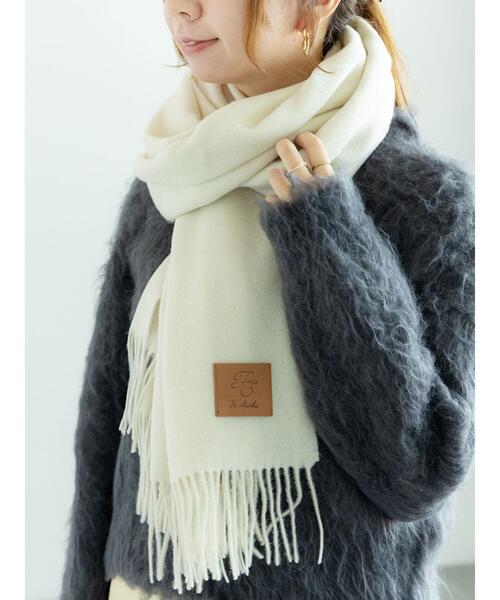 [最安値挑戦]ストール ウールプレーンストール レディース